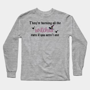 They're Burning All the Witches Taylor Swift Long Sleeve T-Shirt